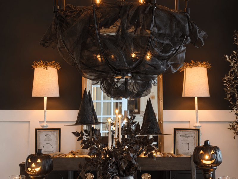 A Little Halloween Magic: Easy, Thrifted Dining Room&nbsp;Décor
