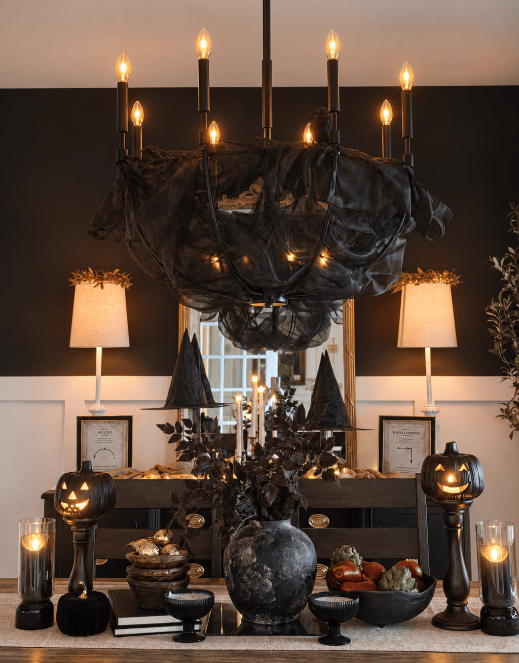 A Little Halloween Magic: Easy, Thrifted Dining Room&nbsp;Décor